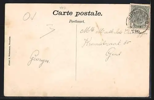AK Audenarde, L`Eglise, L`Escaut, La Grand`Place, Le Château
