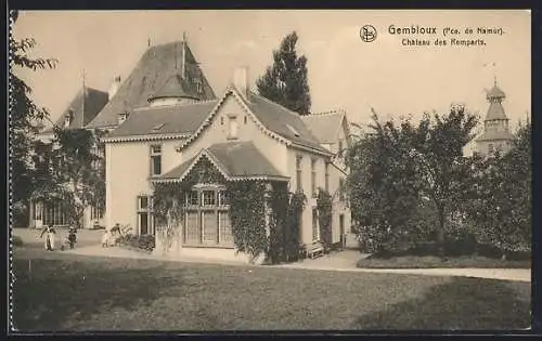 AK Gembloux /Pce. de Namur, Château des Remparts