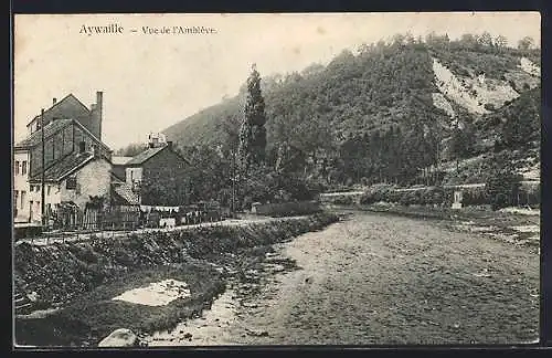 AK Aywaille, Vue de l`Amblève