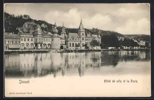 AK Dinant, Hôtel de ville et la Poste