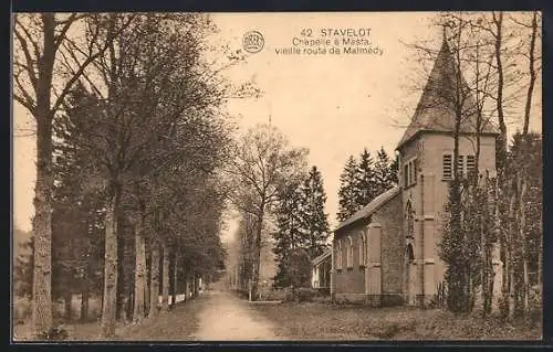 AK Stavelot, Chapelle à Masta, Vieille route de Malmedy