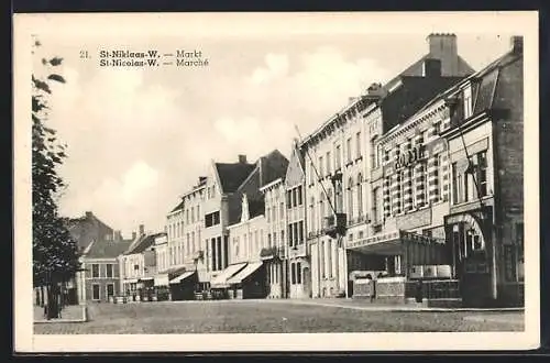 AK Saint-Nicolas-Waes, Marché