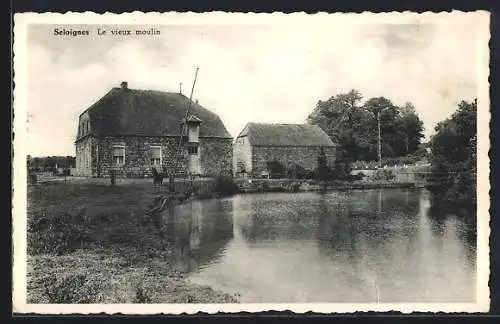 AK Seloignes, Le vieux moulin