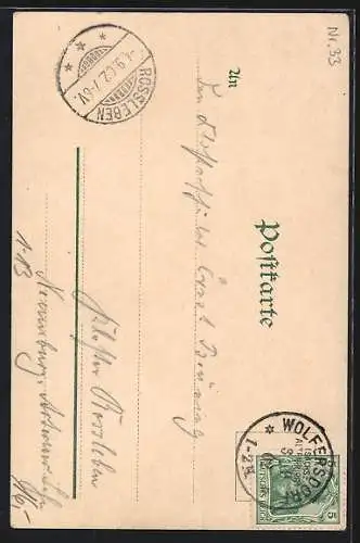 AK Altenburg / S.-A., Waldpartie, Leuchtenburg, Schloss Hummelshain, Schloss Fröhl. Wiederkunft