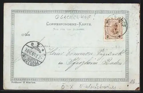 AK Langau /N. Ö., Baredschneiders Gasthaus