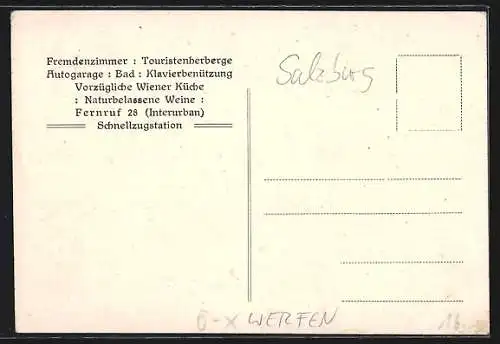AK Werfen, Hotel Eisriesenwelt