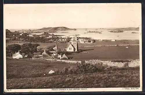 AK Tresco /Scilly, Church & Old Grimsby