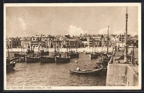 AK St. Ives, Old Town From Smeaton`s Pier