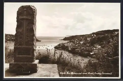 AK Fowey, War Memorial and River