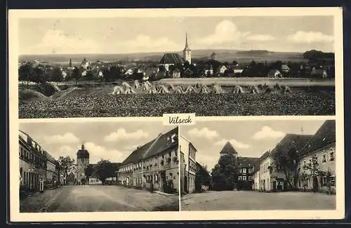 AK Vilseck, Ortsansicht, Strassenpartie mit Gasthaus