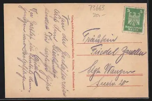 AK Stöckenhof bei Winnenden, Gasthaus zur Krone, Bes. Heinrich Müller