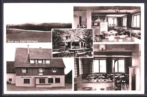 AK Klein-Deinbach /Schw. Gmünd, Höhen-Gaststätte Frieden, Bes. R. Bühler