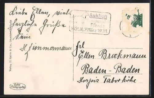 AK Köln-Mülheim, Partie in der Frankfurter Strasse