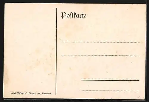 Künstler-AK Erbendorf, Lehrer-Turnkurs 1925, In der Turnhalle, Karikatur