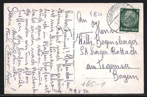 AK Pfaffenhofen am Ilm, Ortsansicht von oben, Bahnhof