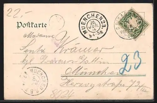AK Deisenhofen / Oberhaching, Waldrestauration, Inh. Franz Xaver Kugler