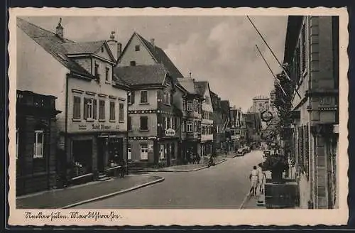 AK Neckarsulm, Marktstrasse und Geschäfte