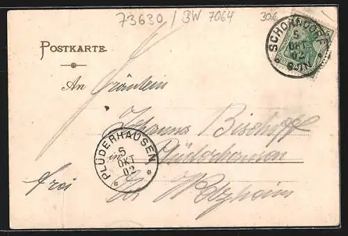 AK Geradstetten i. Rthl., Geschäftshaus W. Lindauer an der Strasse