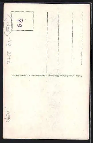 AK Meersburg a. Bodensee, Strassenpartie Vorburggasse im Herbstbetrieb, Weinkelterei