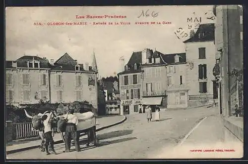 AK Oloron-Ste-Marie, Entrée de la Ville, Avenue de la Gare
