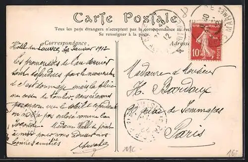 AK Monte-Carlo, Avenue des Spélugues, Galerie Charles-III
