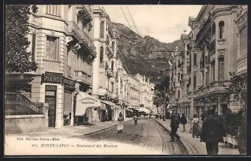 AK Monte Carlo, Boulevard des Moulins
