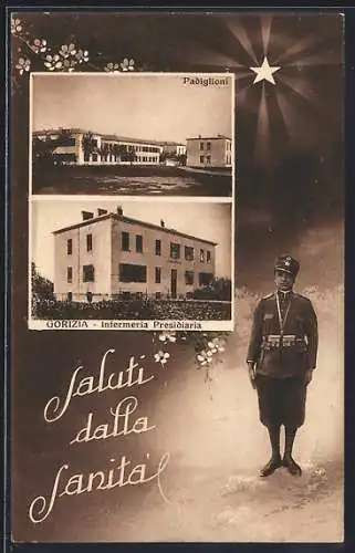 AK Gorizia, Infermeria Presidaria, italienischer Soldat