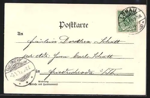 AK Löbau i. Sa., Blick auf den Ort