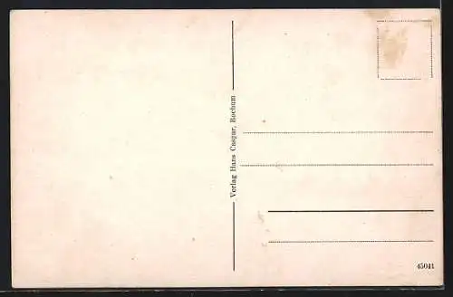 AK Bochum, Kosthaus des Bochumer Vereins mit Ehrendenkmal
