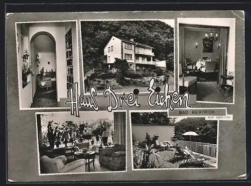 AK Bad Bertrich, Haus Drei Eichen, Innenansicht