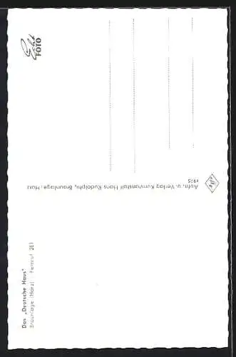 AK Braunlage /Harz, Innenansicht vom Gasthaus Deutsches Haus