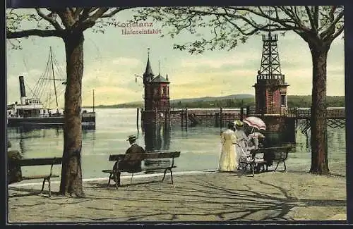 AK Konstanz, Hafeneinfahrt