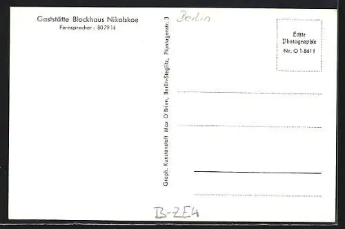 AK Berlin-Wannsee, Pfaueninsel und Nikolskoe, Fliegeraufnahme