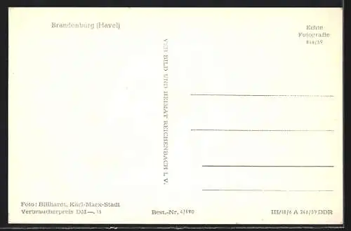 AK Brandenburg /Havel, Teilansicht aus der Vogelschau