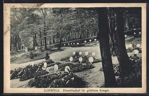 AK Elberfeld, Ehrenfriedhof für gefallene Krieger