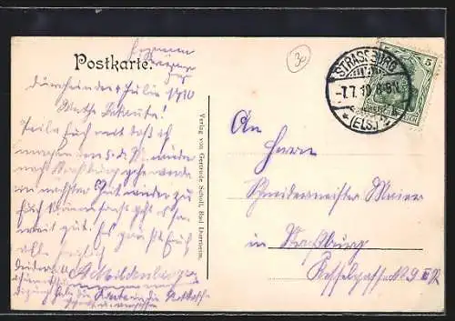 AK Bad Dürrheim, Ortsansicht mit Hügeln