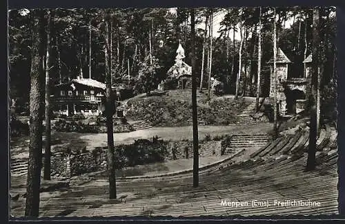 AK Meppen /Ems., Blick auf die Freilichtbühne