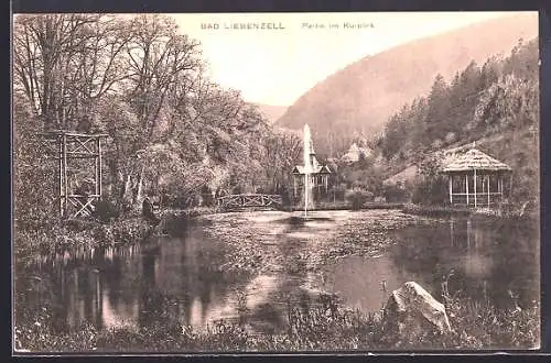 AK Bad Liebenzell, Partie im Kurpark