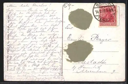 AK Berlin-Tegel, Dampfer auf dem Tegeler See, Blick auf Tegelort