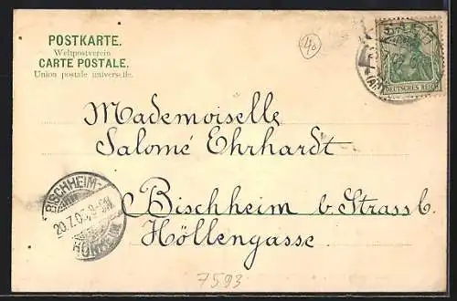 AK Ottenhöfen /Schwarzwald, Ortsansicht mit Umgebung