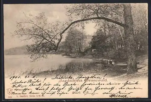 AK Berlin-Grunewald, Das Jagdschloss