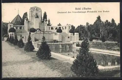 AK Bühl i. Baden, Denkmal des Grossherzogs Friedrich von Baden