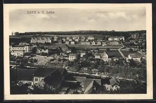 AK Diez a. d. Lahn, Ortsansicht aus der Vogelschau