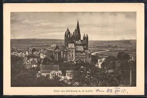 AK Limburg a. d. Lahn, Blick auf den Dom