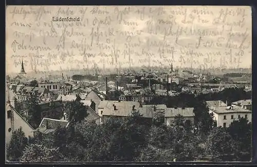 AK Lüdenscheid, Blick über die Dächer