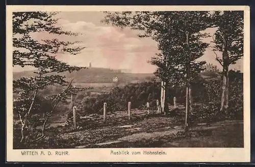 AK Witten a. d. Ruhr, Ausblick vom Hohnstein