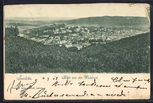 AK Iserlohn, Ortsansicht von der Waldrast