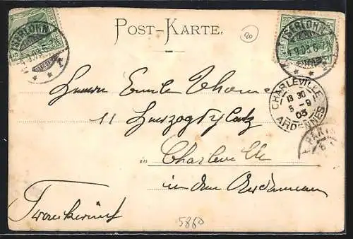 AK Iserlohn, Ortsansicht von der Waldrast