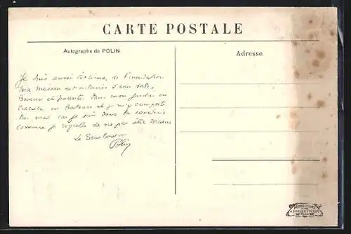 AK Paris, Pont Louis Philippe pendant les inondations de janvier 1910