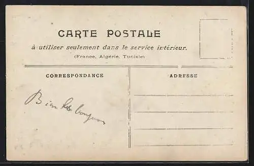 AK Paris, Arrivée des Députés à la Chambre lors de l`inondation de janvier 1910